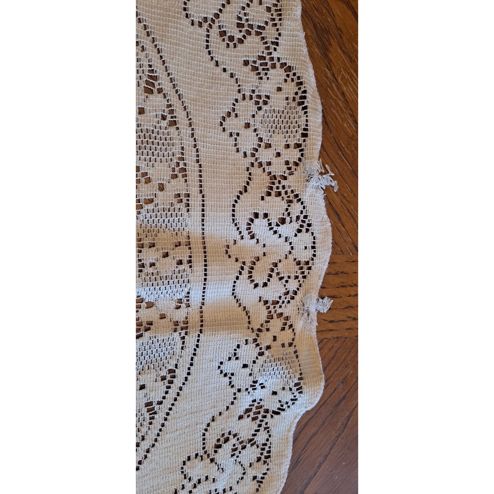 12 Quaker Lace oval placemats cotton poly blend - Picture 4 of 7